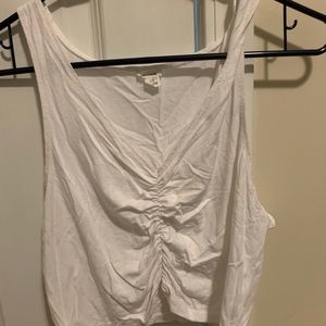 White crop top
